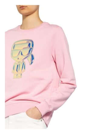 Karl Lagerfeld Sweatshirt Ikonik rosa