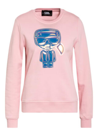 Karl Lagerfeld Ikonik Sweatshirt Damen, Pink