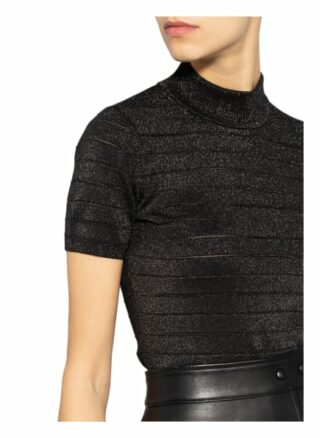Karl Lagerfeld T-Shirt Mit Glitzergarn schwarz
