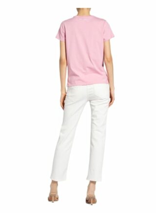 Karl Lagerfeld T-Shirt Mit Strasssteinbesatz pink