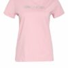 Karl Lagerfeld T-Shirt Mit Strasssteinbesatz pink
