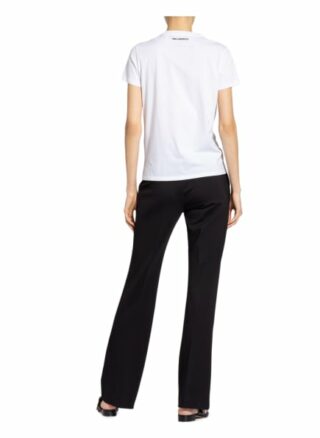 Karl Lagerfeld T-Shirt Mit Strasssteinbesatz weiss