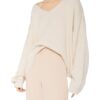 Karo Kauer Oversized-Pullover Suna weiss