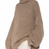 Karo Kauer Oversized-Pullover Turtle beige