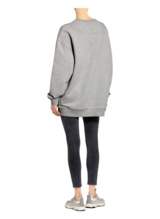 Karo Kauer Oversized-Sweatshirt grau