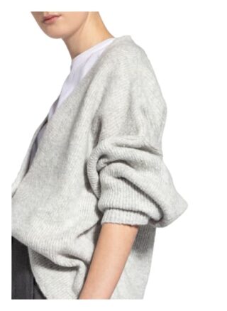 Karo Kauer Strickjacke Bobby grau