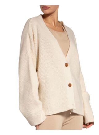 Karo Kauer Strickjacke Bobby weiss