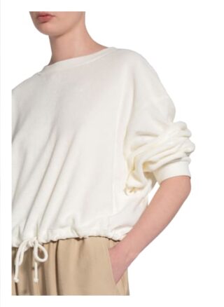 Karo Kauer Sweatshirt weiss