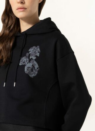 Kenzo Cropped-Hoodie schwarz