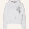 Kenzo Cropped-Hoodie weiss