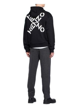 Kenzo Hoodie Big X schwarz