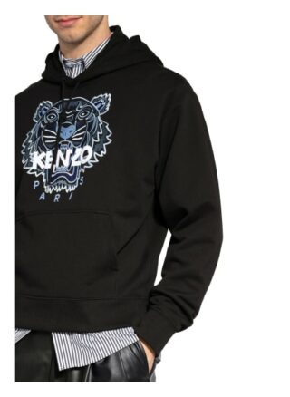 Kenzo Hoodie Tiger Classic schwarz