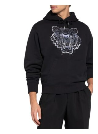 Kenzo Hoodie Tiger schwarz