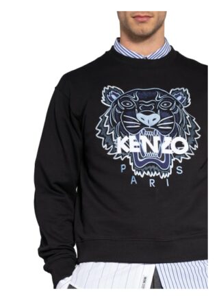 Kenzo Tiger Classic Sweatshirt Herren, Schwarz