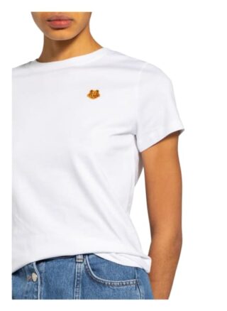 Kenzo T-Shirt Tiger Crest weiss