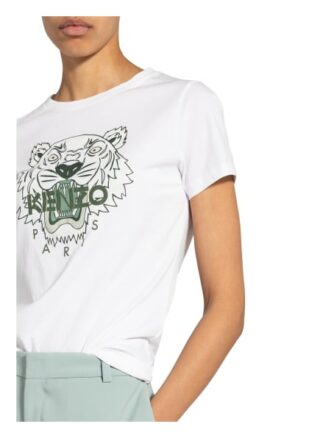 Kenzo T-Shirt Tiger weiss