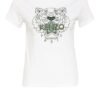 Kenzo T-Shirt Tiger weiss