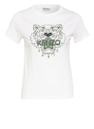 Kenzo T-Shirt Tiger weiss