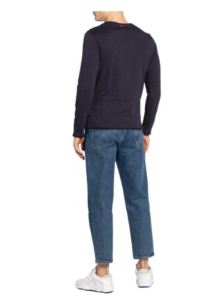 Key Largo Henley-Shirt Ginger blau