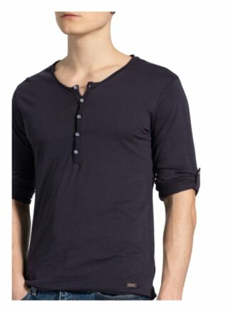Key Largo Henley-Shirt Ginger blau