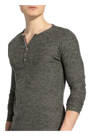 Key Largo Henley-Shirt Nils schwarz