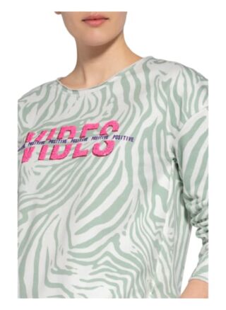 Key Largo Sweatshirt Groove Mit Paillettenbesatz gruen