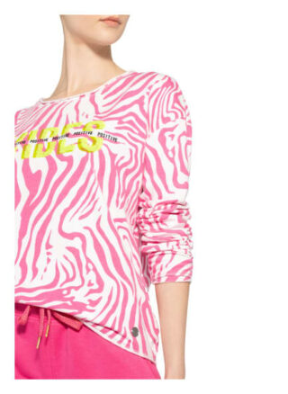 Key Largo Sweatshirt Groove Mit Paillettenbesatz pink