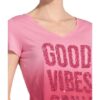 Key Largo T-Shirt Mit Pailletten- Und Schmucksteinbesatz pink