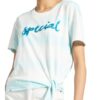 Key Largo T-Shirt Mit Paillettenbesatz blau
