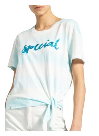 Key Largo T-Shirt Mit Paillettenbesatz blau