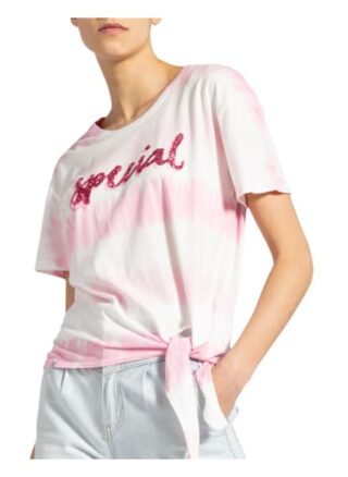 Key Largo T-Shirt Mit Paillettenbesatz pink