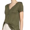 Key Largo T-Shirt Vicky Mit Schmucksteinbesatz gruen
