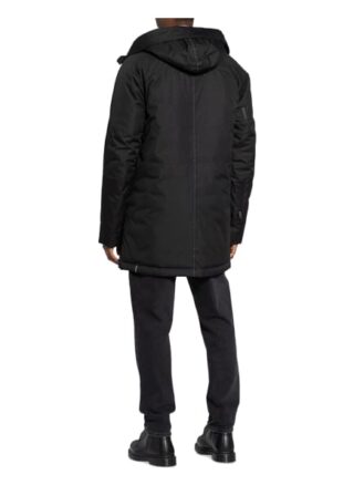 KRAKATAU Marcasite Parka Herren, Schwarz