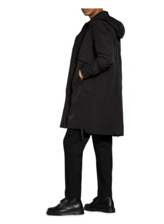 KRAKATAU Masaru Parka Herren, Schwarz