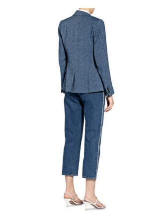 L.K.Bennett Blazer Wilson Mit Leinen blau