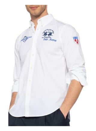 La Martina Hemd Regular Fit weiss