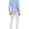 La Martina Hemd Slim Fit Mit Leinen blau
