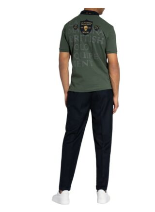 La Martina Piqué-Poloshirt Mit Patches Und Stickereien gruen