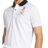 La Martina Piqué-Poloshirt Mit Patches Und Stickereien weiss