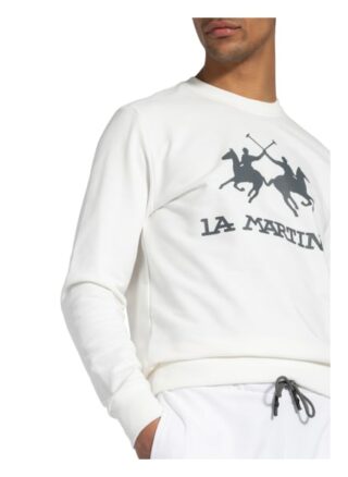 La Martina Sweatshirt weiss