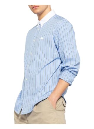 Lacoste Hemd Comfort Fit blau