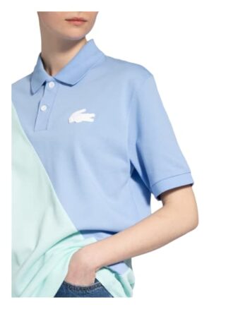 Lacoste L!Ve Piqué-Poloshirt blau