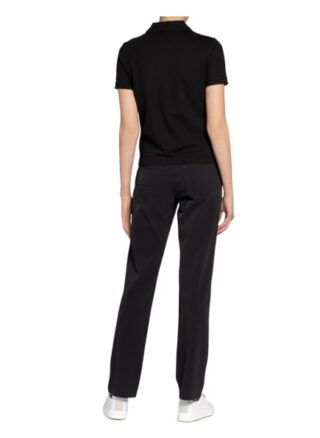 Lacoste L!Ve Piqué-Poloshirt schwarz