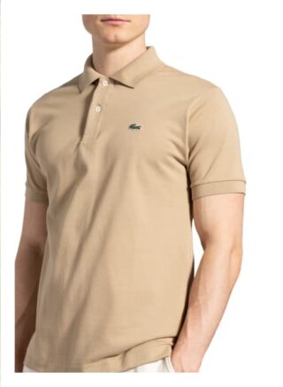 Lacoste Piqué-Poloshirt Herren, Beige