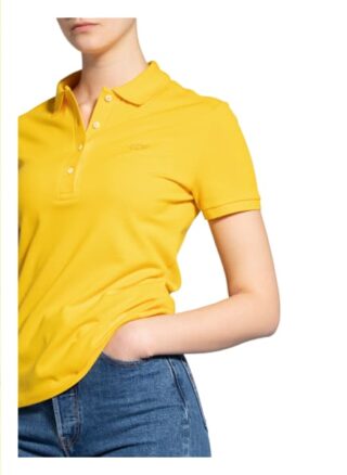 Lacoste Piqué-Poloshirt Slim Fit gelb