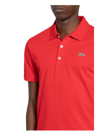 Lacoste Piqué-Poloshirt Herren, Rot