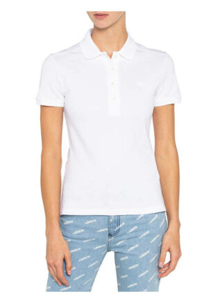 Lacoste Piqué-Poloshirt Slim Fit weiss