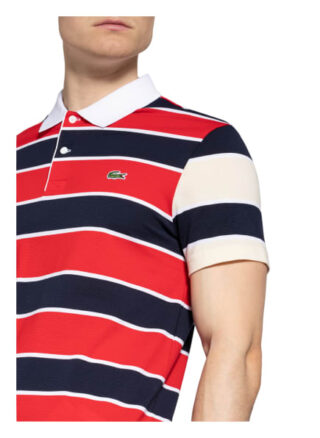 Lacoste Piqué-Poloshirt rot