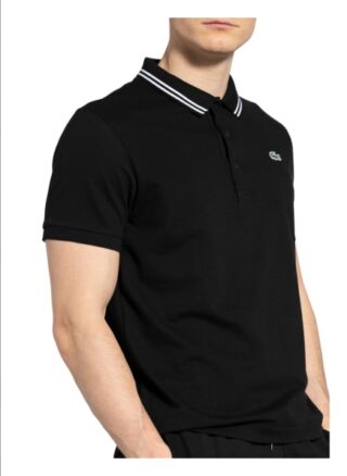Lacoste Piqué-Poloshirt schwarz