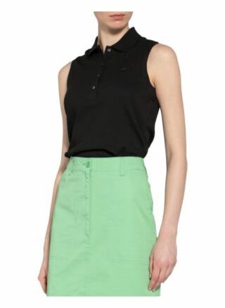 Lacoste Piqué-Poloshirt schwarz